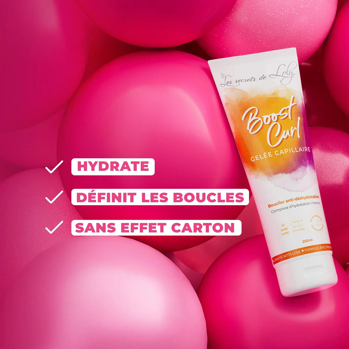 Boost Curl - Gelée coiffante hydratante - 250ml