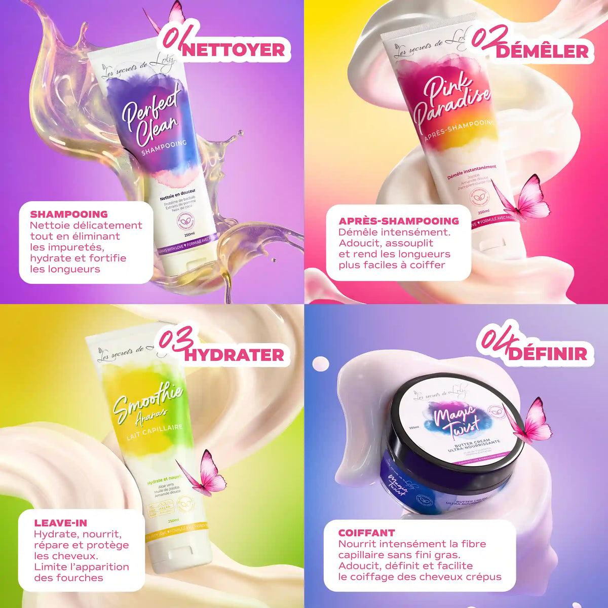 Routine Cheveux Crépus - 4 étapes essentielles et un vaporisateur